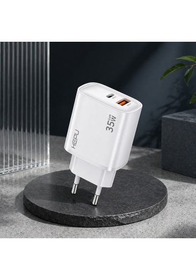 Hepu Hp-c30 35w Gan Hızlı Şarj Adaptörü Type-c Kablo Dahildir