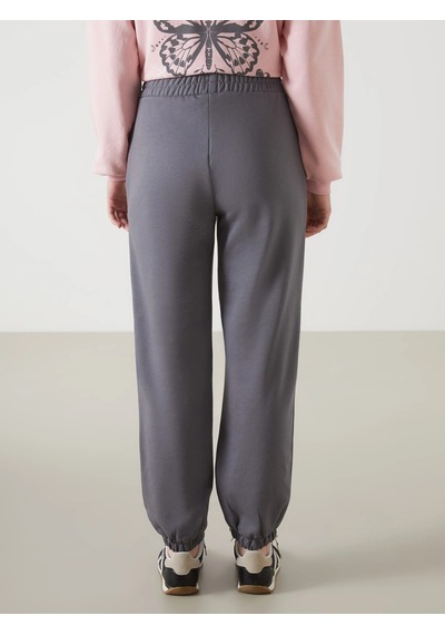 LC Waikiki Beli Lastikli Kadin Kalin Jogger Esofman Alti - W4cb62z8 Dark Grey