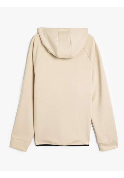 Koton Spor Sweatshirt Oversize Kapşonlu Fermuarlı Dikiş Detaylı Kalın Modal Kumaş Bej 5wam70020nk Ekru Koton Spor Sweatshirt Oversize Kapşonlu Fermuarlı Dikiş Detaylı Kalın Modal Kumaş Bej 5wam70020nk Ekru