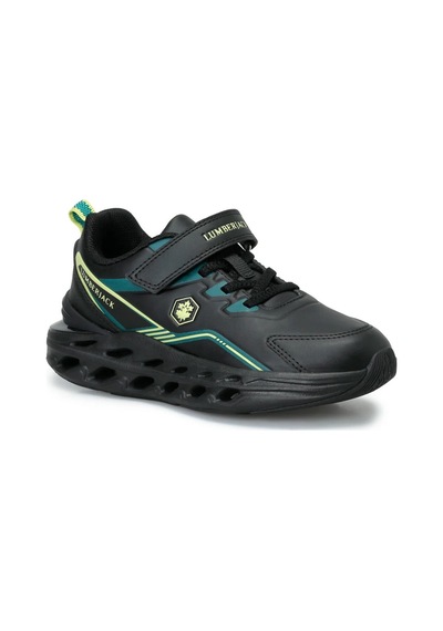 Lumberjack Sky Jr Pu Erkek Çocuk Rahat Sneaker Siyah