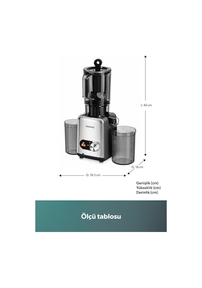 Homend Vitamillion 2605h Katı Meyve Sıkacağı
