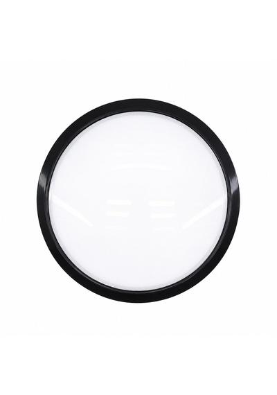 20w Siyah Metal Kasa Sıva Üstü Yuvarlak Ledli Glop Armatür Ip20 6500k - 1800lm E1212/s 4915 Abanoz