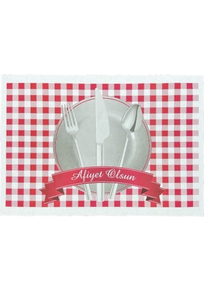 Şeylişeyler - Amerikan Servis Kağıdı 30 X 40 Cm 500 Adet 1 Paket Renkli