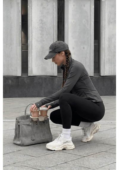 Woneagle Kadın Antrasit Dik Yaka Tam Fermuarlı Toparlayıcı Spor Ceket Füme Antrasit Füme Antrasit Woneagle Kadın Antrasit Dik Yaka Tam Fermuarlı Toparlayıcı Spor Ceket Füme Antrasit Füme Antrasit