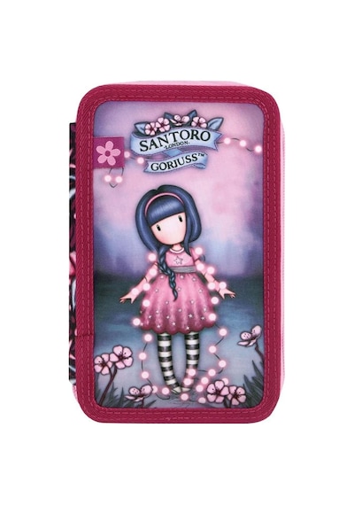Santoro Gorjuss Fairy Dusk 3 Katlı İçi Dolu Kalem Çantası 607gj33 Çok Renkli