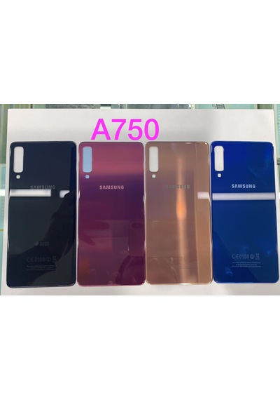 Samsung Uyumlu Galaxy A7 2018 ( A750 ) Pil Kapağı Lens Hariç Logolu