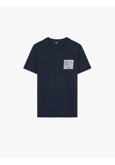 Koton Regular Fit Kısa Kollu Bisiklet Yaka Nakışlı Pamuklu Tişört Lacivert 6sam10104mk Lacivert Koton Regular Fit Kısa Kollu Bisiklet Yaka Nakışlı Pamuklu Tişört Lacivert 6sam10104mk Lacivert