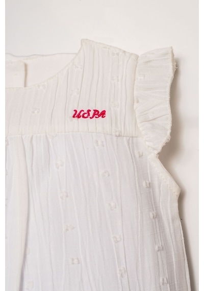 U.S. Polo Assn. U.s Polo Assn. Kız Bebek Beyaz Şort Takım 5274-50174 Beyaz