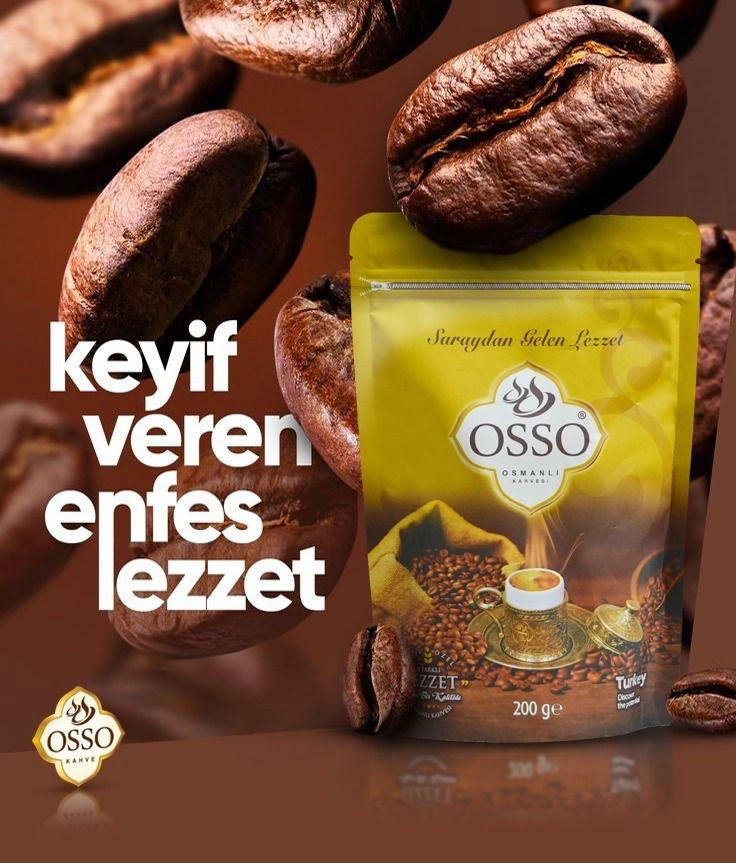 Osso 3 Li Osmanlı Kahvesi 3x200 600gr Diğer