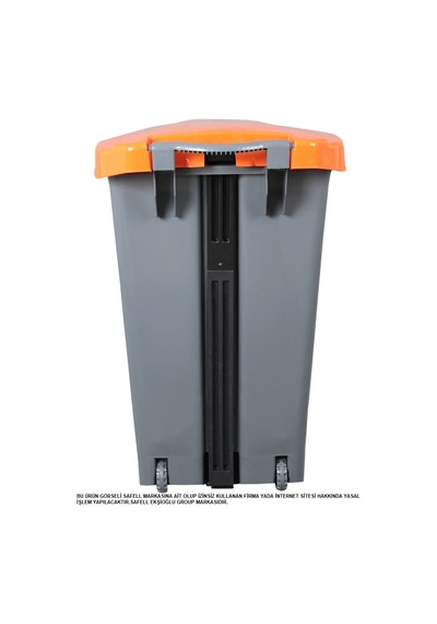 Safell Köşeli Pedallı Tıbbi Atık Çöp Kovası 70 Lt -Çöp Konteyneri N11.6279
