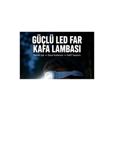 Zenvia Led Kafa Lambası Kamp Yürüyüş Ve Gece Kullanımı İçin Yeni Nesil Znv2026 Çok Renkli
