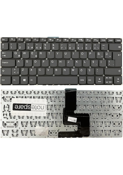Lenovo Uyumlu V130-14ıgm Type 81hm, V130-14ıkb Type 81hq Klavye Füme Tr