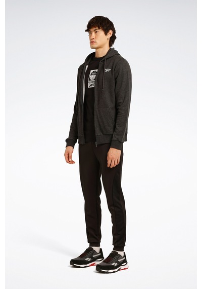 Reebok Id French Terry Sl Logo F Antrasit Erkek Eşofman Üstü 000000000101965476 Gri