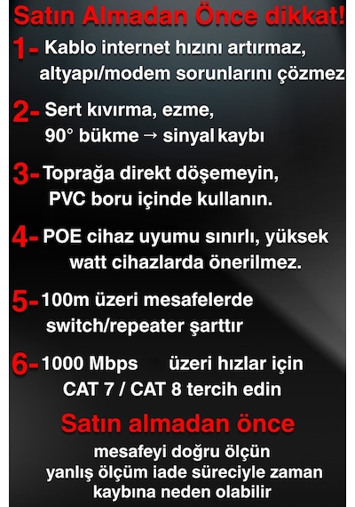 Mn6 M109sp Cat7 Kablo 3 Metre/10 Gbps'e Kadar-örgülü Ve Folyo Ekranlama/3 Metre Cat7 Ethernet Kablosu 3 Metre
