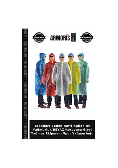 Armoris Standart Beden Hafif Kullan At Yağmurluk Beyaz Koruyucu Giysi Yağmur Ekipmanı Spor Yağmurluğu 000beyaz Armoris Standart Beden Hafif Kullan At Yağmurluk Beyaz Koruyucu Giysi Yağmur Ekipmanı Spor Yağmurluğu 000beyaz