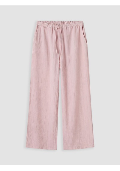 Lcw Modest Pembe Beli Lastikli Dokulu Kadın Pantolon