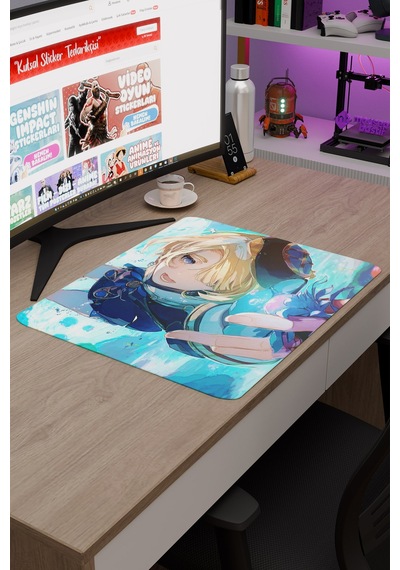 Freminet Genshin Impact Anime Gacha V5 - 48x40 Xl Gaming Mouse Pad Fare Altlığı
