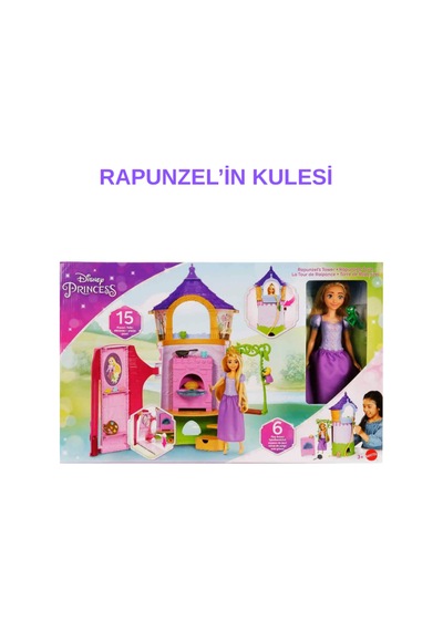 Disney Prensesi Rapunzel İn Kulesi Oyun Seti Masalsı Kule Ve Aksesuarlar