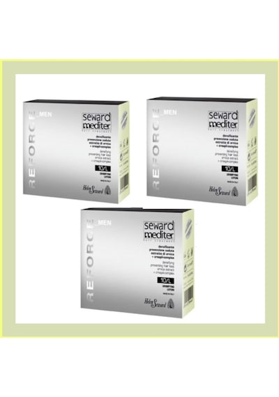 Helen Seward Mediter Reforce Men 10L Saç Dökülmesine Karşı Özel Losyon 12 x 10 ML 3'lü Set