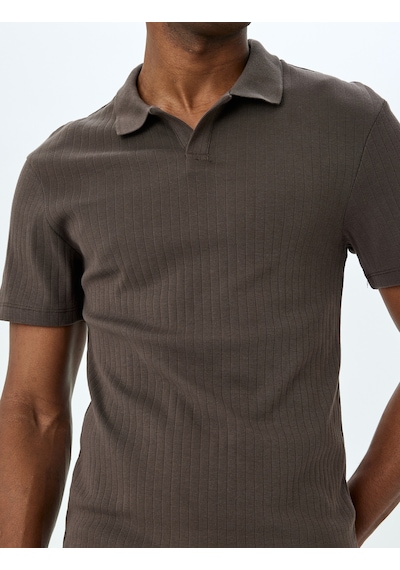 Koton Kısa Kollu Pamuklu Slim Fit Polo Yaka Tişört Kahverengi 5sam10025mk Kahve Kahverengi Koton Kısa Kollu Pamuklu Slim Fit Polo Yaka Tişört Kahverengi 5sam10025mk Kahve Kahverengi
