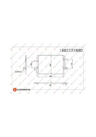 Klima Radyatörü - Fiat Palio, Strada, Siena - Eurorepar-1682222880