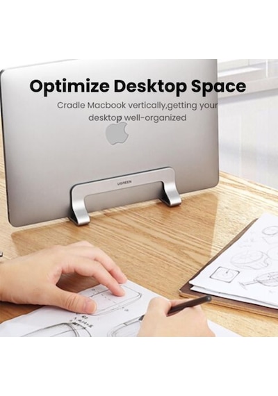 Ugreen 20471 Alüminyum Notebook Apple Uyumlu MacBook Dikey Masaüstü Standı