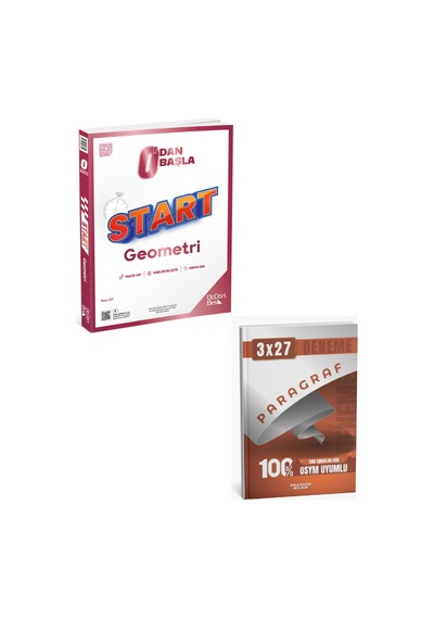 2027 Üçdörtbeş 2027 Sıfırdan Başla Start Geometri+ Anla Kazan Paragraf