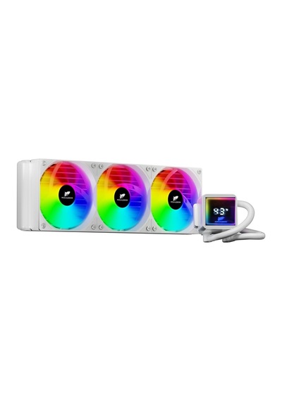 Tr360 Argb Beyaz Renk Isı Dereceli İşlemci Sıvı Soğutucu Fanı 360 MM
