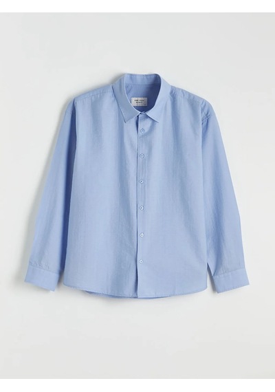 Lc Waikiki Mavi Regular Fit Poplin Erkek Gömlek