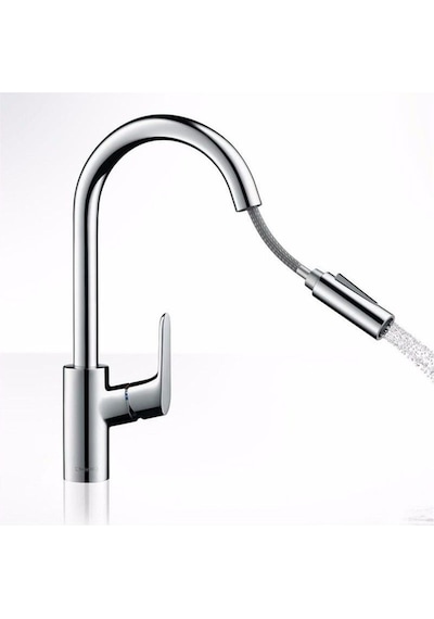 Focus E2 240 Pull-out Tek Kollu Evye Bataryası beyaz