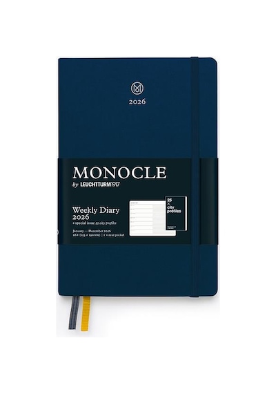Leuchtturm1917 Monocle Çanta Boy B6+ 12 Aylık Ajanda Ve Not Defteri Çizgili 2026 Sert Kapak, İngilizce, Navy 373019 Siyah Leuchtturm1917 Monocle Çanta Boy B6+ 12 Aylık Ajanda Ve Not Defteri Çizgili 2026 Sert Kapak, İngilizce, Navy 373019 Siyah