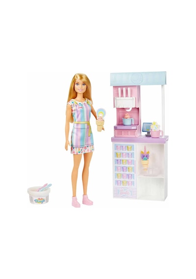 Barbie Dondurma Dükkanı Oyun Seti Hcn46