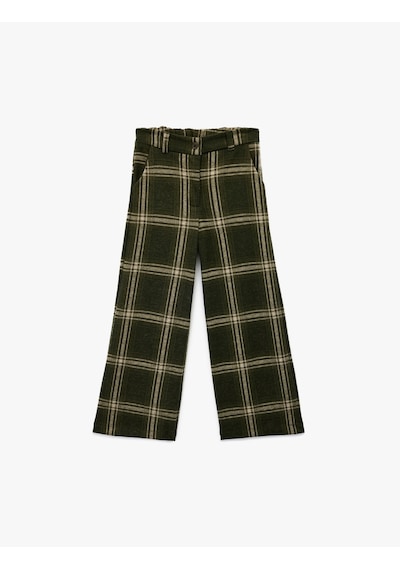 Koton Beli Lastikli Viskon Karışımlı Ekoseli Pantolon Haki Ekose 6wkg40029ak Haki Ekoseli Koton Beli Lastikli Viskon Karışımlı Ekoseli Pantolon Haki Ekose 6wkg40029ak Haki Ekoseli
