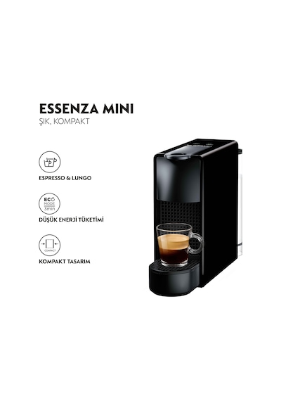 Nespresso Essenza Kahve Makinesi Black Bundle C35B