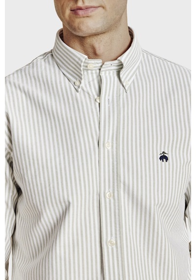 Brooks Brothers Düğmeli Yaka Regular Fit %100 Pamuk Oxford Çizgili Gömlek Erkek Gömlek Bbss26msh021166 Yeşil-beyaz Brooks Brothers Düğmeli Yaka Regular Fit %100 Pamuk Oxford Çizgili Gömlek Erkek Gömlek Bbss26msh021166 Yeşil-beyaz