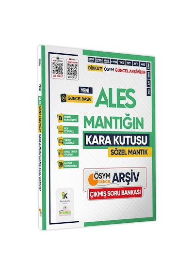 2025 Ales Kara Kutu Ösym Çıkmış Soru Bankası Sözel 5li Altın Set Konu Özetli Video/pdf Çözümlü