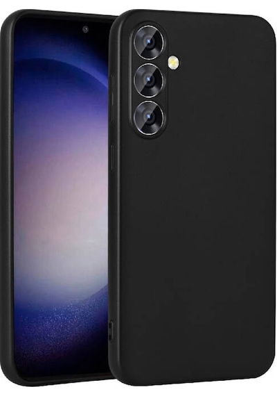 Samsung Galaxy Uyumlu S24 Plus Kılıf Esnek Yapılı İnce Slim Silikon Kapak Ryc/premier Siyah