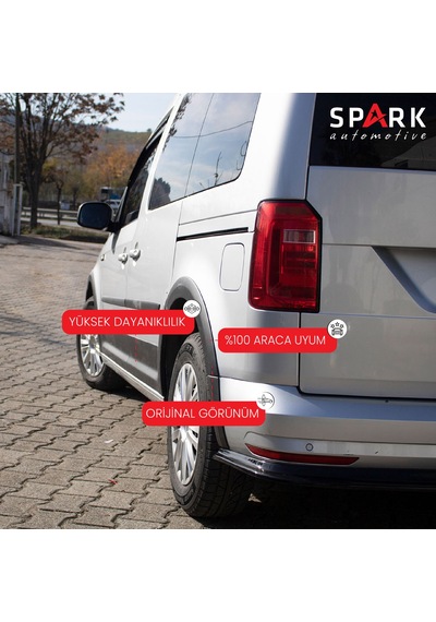 Volkswagen Caddy 2015-2020 Yıl Aralığı Uyumlu Kısa Şase Sol Sürgü Dodik Seti 12 Parça Siyah