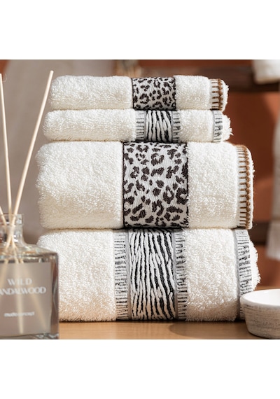 Mudo Home Penelope Zebra El Havlusu 30x50 Beyaz