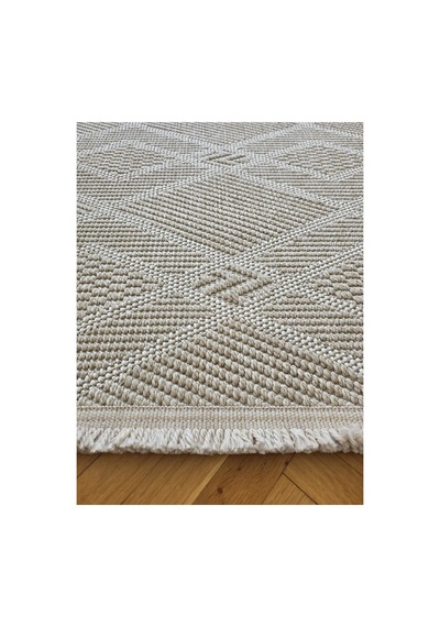 Badelya Home Lara 05 Bej/krem Sisal İskandinav Extra Yumuşak Özel Kesim Kolay Temizlenen Salon Koridor Halısı 05-bej/krem