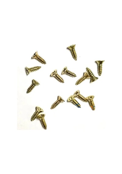 Klips, Menteşe, Ayak, , Sunta Vidası 2,2x7,5mm - Sarı 100 Adet