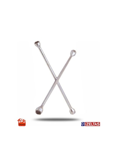 Izeltaş Bijon Anahtarı Istavroz Tipi 4'Lü (17Mm 19Mm 21Mm 22Mm)