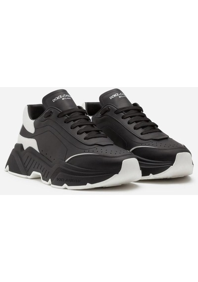 Dolce & Gabbana Daymaster Sneakers In Nappa Calfskin Siyah