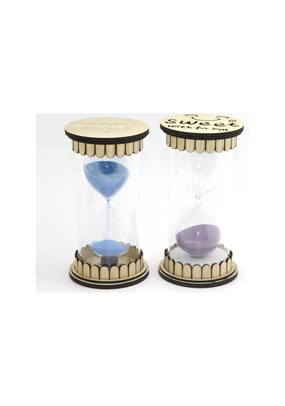 5 Adet Ahşap Kum Saati Alk2500 Dekoratif Zaman Ölçer, Masaüstü Süre Ölçer, Sandglass, Hourglass Diğer
