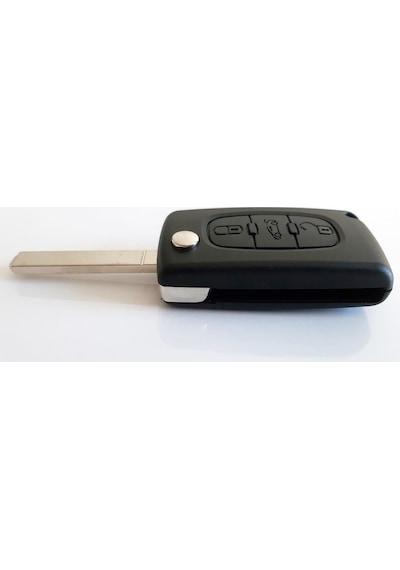 Peugeot 3 Butonlu Sustali Kumanda Kabi Pil Yatakli Logolu 398890148