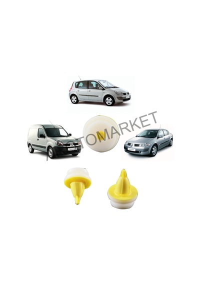 Kangoo 2 Megane 2 Scenic 2 Kapı Pano Klipsi 100 Adetli Paket 7703077250
