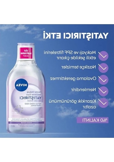 400 Ml Yatıştırıcı Micellar Makyaj Temizleme Suyu, Hassas Ciltler İçin