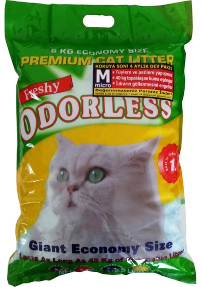 Freshy Odorless Süper Emici Micro Silika Kedi Kumu 3.8 L