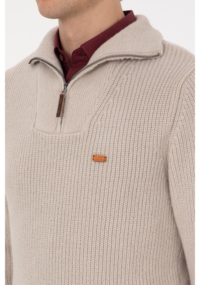 U.s. Polo Assn. Erkek Taş Kazak /triko 50317171-vr049 Tas