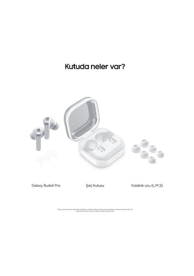 Samsung Galaxy Buds4 Pro (ANC) Bluetooth 6.1 Kulak İçi Kulaklık